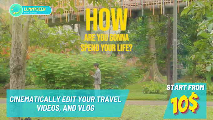 cinematically edit your travel videos, and vlog