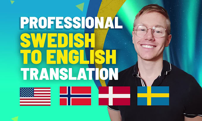 do professional english and swedish translation