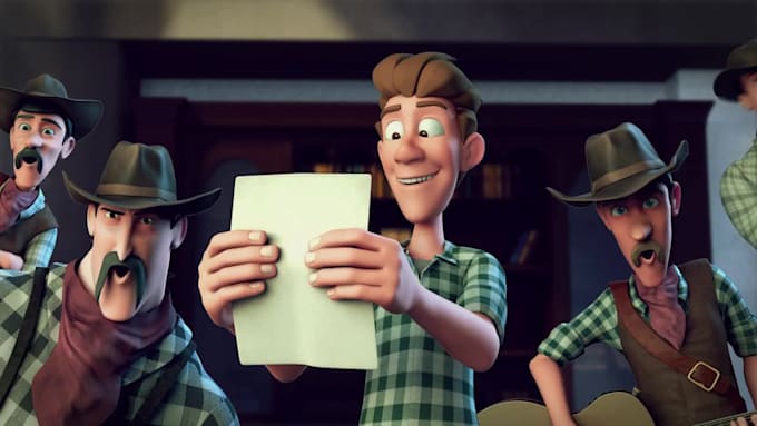 create 3d character animation 3d cartoon animation 3d character modeling for you
