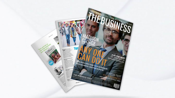 create magazine, book and ebook promo video animation