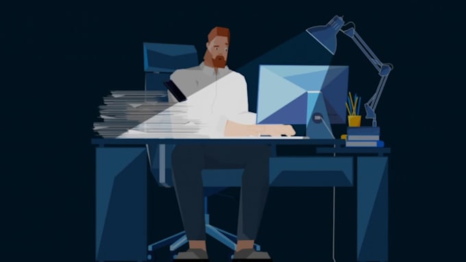 create 2d animated explainer sales video for finance, healthcare or more