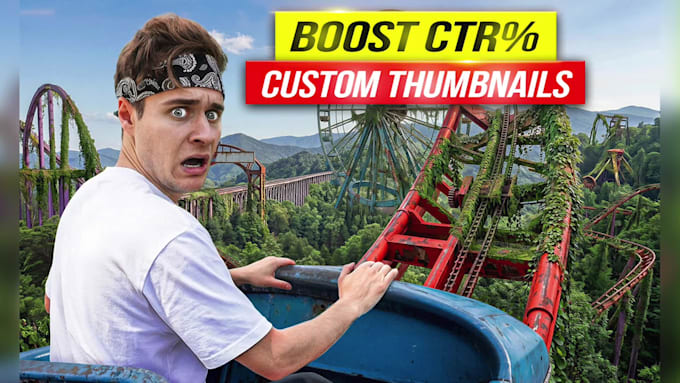 design a professional youtube thumbnail that boosts views