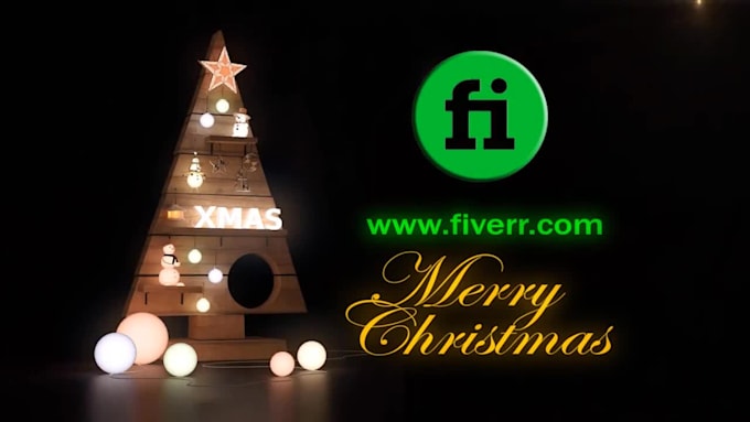 add logo or website in funny christmas short ads