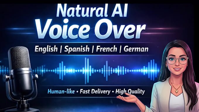 create natural ai voice over that sounds human