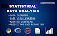 do data and statistical analysis in r, spss, stata or python