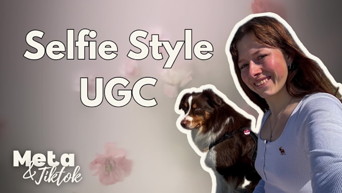 create a casual german ugc selfie video