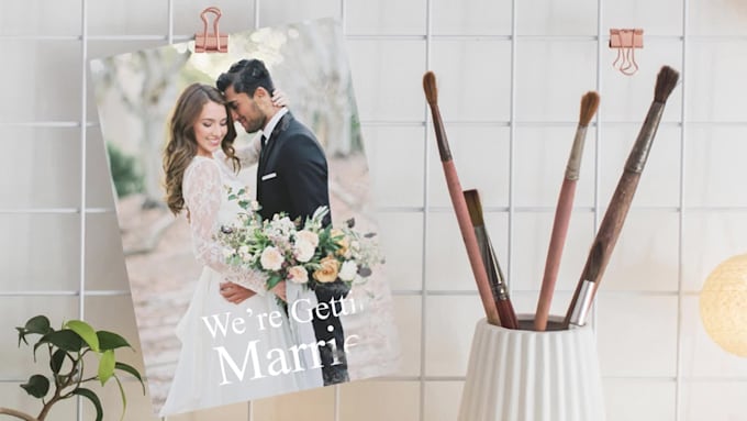 create wedding invitation videos