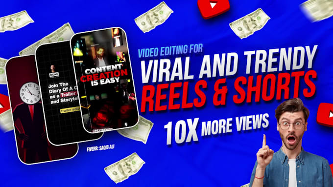 do viral reels and shorts video editing