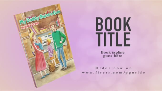 Best Price! I will create book promo video trailer  for $10