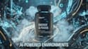 next gen ai nootropic product visuals and 3d renders