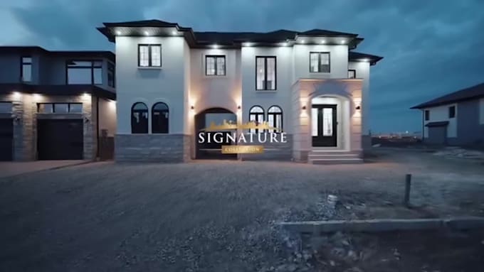 do premium eyecatchy real estate video editing