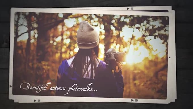 Top 5! I will make 200 photo slideshow video  for $10