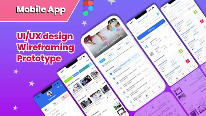 Design mobile app ui ux for android and ios by figma by Jafrans | Fiverr