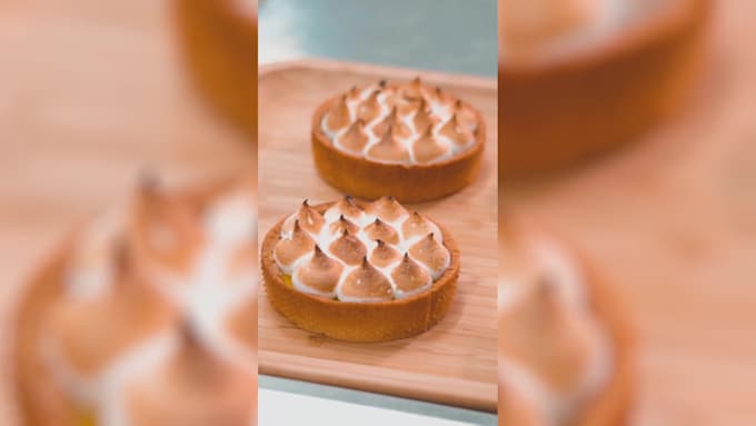 do professional dessert or bakery video editing