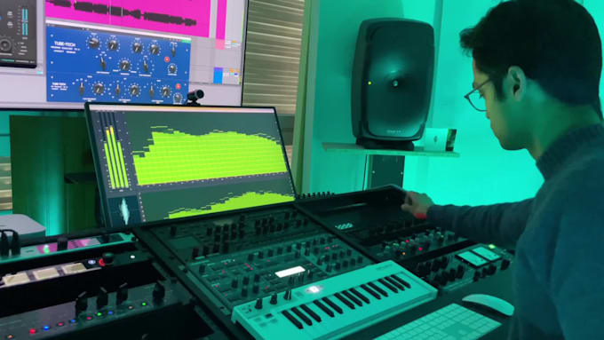 master techno, trance, edm, pop, house with analog gear