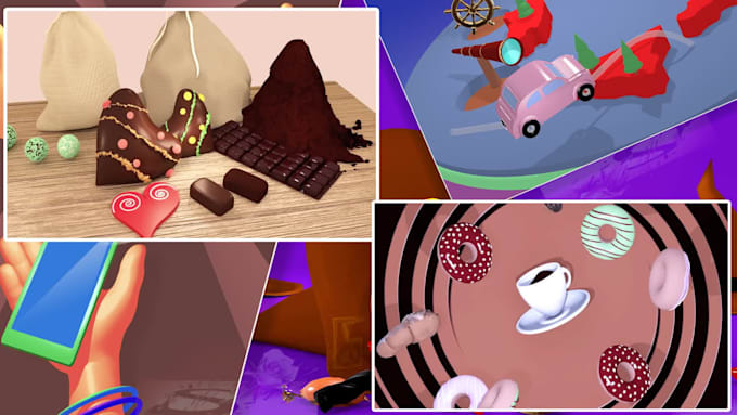 create illustrations and animations of 3d objects