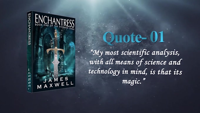 do book trailer promo video for amazon kindle and authors