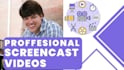 record an HD video screencast with voiceover