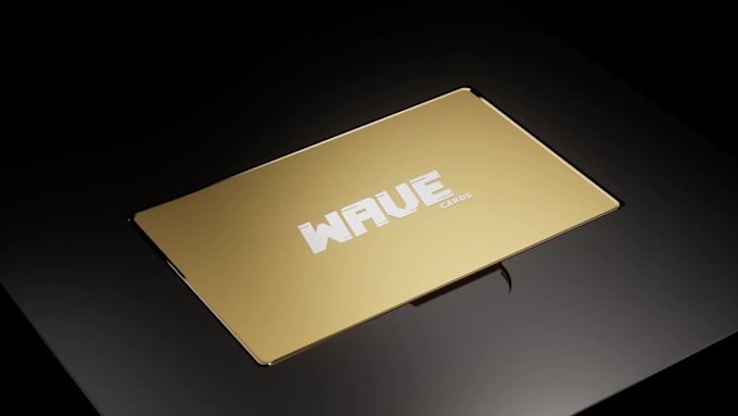 Top 5! I will make hyper realistic 3d animation for nfc card business