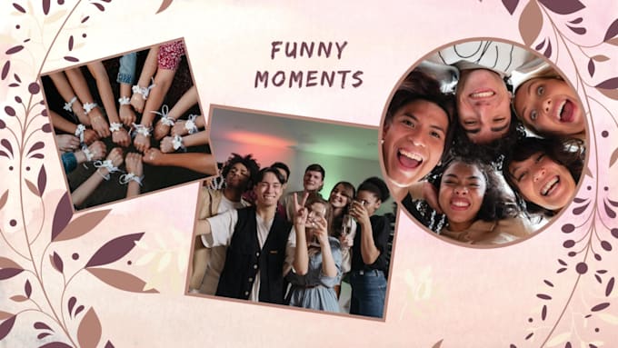 create a beautiful photo slideshow video for any event
