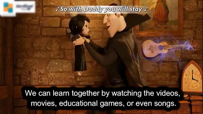 be your arabic tutor to learn with movies, and games
