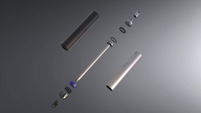 3d modeling ,  exploded view animation, working animation of design and product