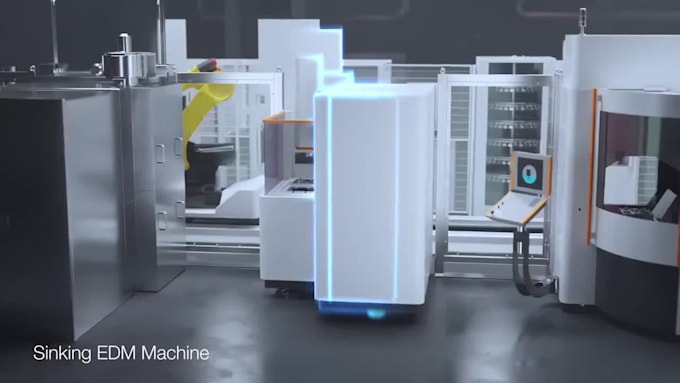 do 3d industrial animation, 3d manufacturing process animation, explainer video