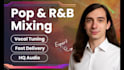 take your rnb or pop song to next level with mixing and mastering vocal tuning