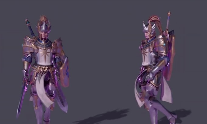 do 3d game character animation 3d modeling game asset rigging unreal engine fbx