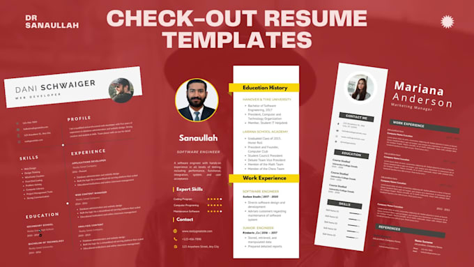 rewrite and improve your resume to a professional format