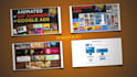 do animated HTML5 banner ads for google adwords, nft display ads GIF animation