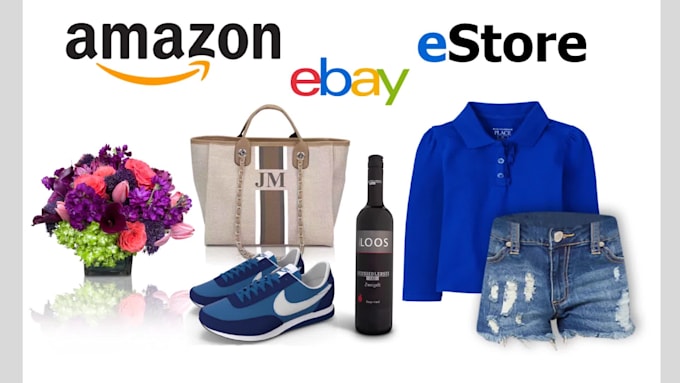 do ecommerce product photo editing for amazon, ebay shopify, etsy