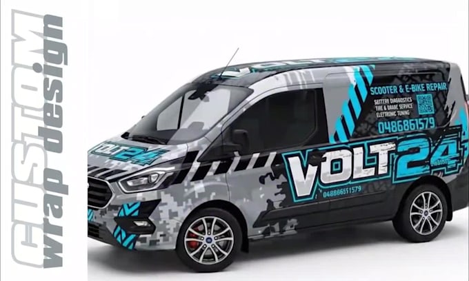 design a professional car wrap, van wrap, or vehicle wrap