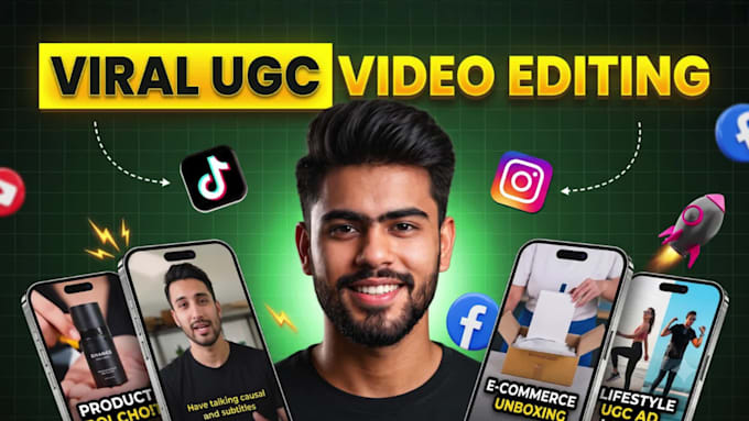 do ugc video editing for meta and tiktok ad campaigns