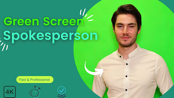 be your professional green screen video spokesperson