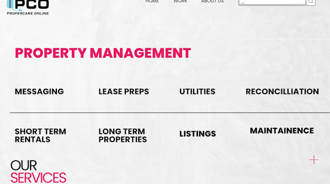 provide property management and virtual assistance support