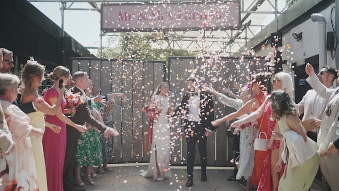 edit a cinematic wedding highlight film