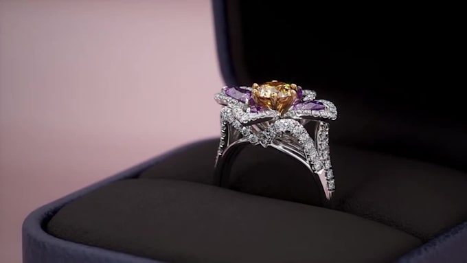 3d cgi jewelry animation 3d cad jewelry design ring jewelry model cgi animation