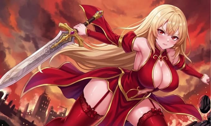 create realistic ai character anime art, fantasy character oc pfp