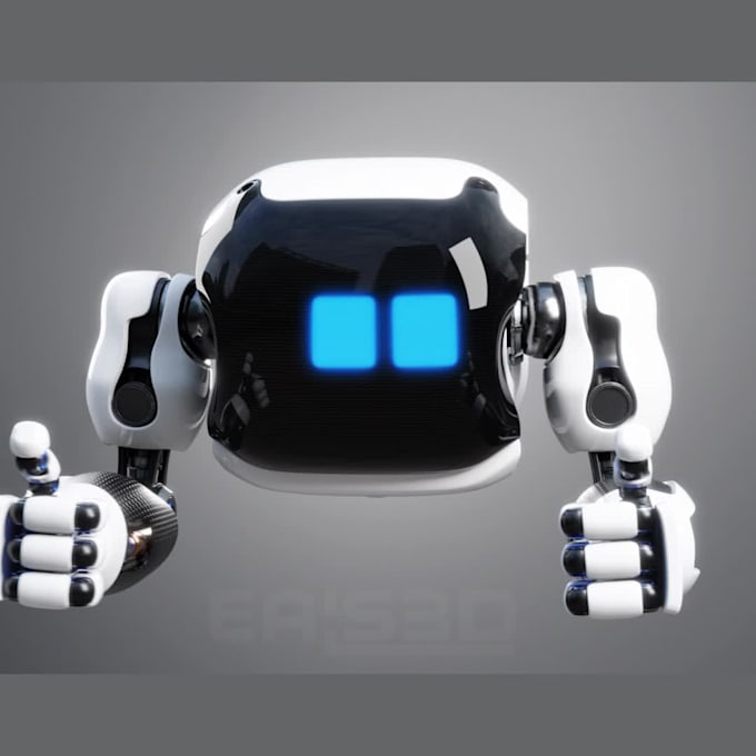 do detailed 3d robot modeling for your project