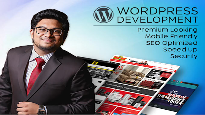 create dynamic wordpress website or landing page with elementor