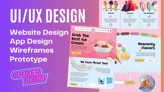 design whole website layout and website mockup using figma