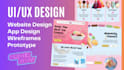 design whole website layout and website mockup using figma