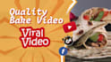 edit your baking or cooking videos for youtube, instagram or tiktok