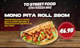 do digital menu or menu board, animated menu, TV screen for restaurant