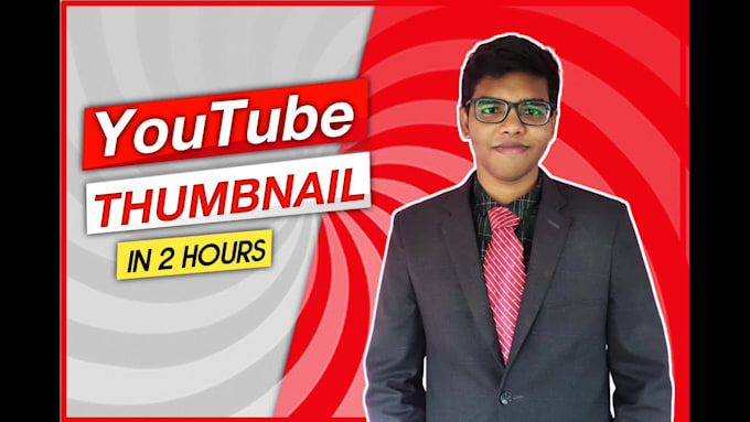 design catchy youtube thumbnail