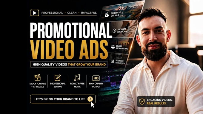 create professional promotional videos and ai video ads