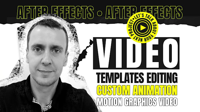 professional video template editing and logo intro creation in after effect
