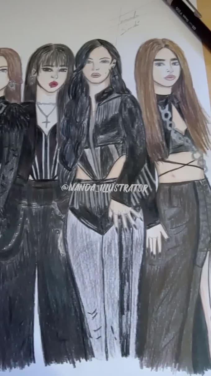 draw a perfect kpop fanart for you