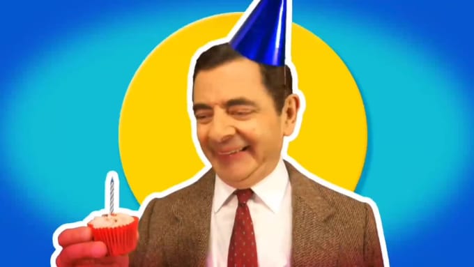 Mr beans surprised happy birthday wish and song for you by Al_ameenn |  Fiverr